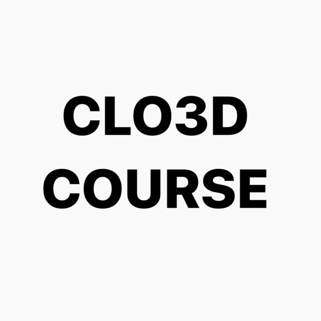 Telegram channel "CLO3D COURSE" — clo3dcourseofficial statistics — TGStat