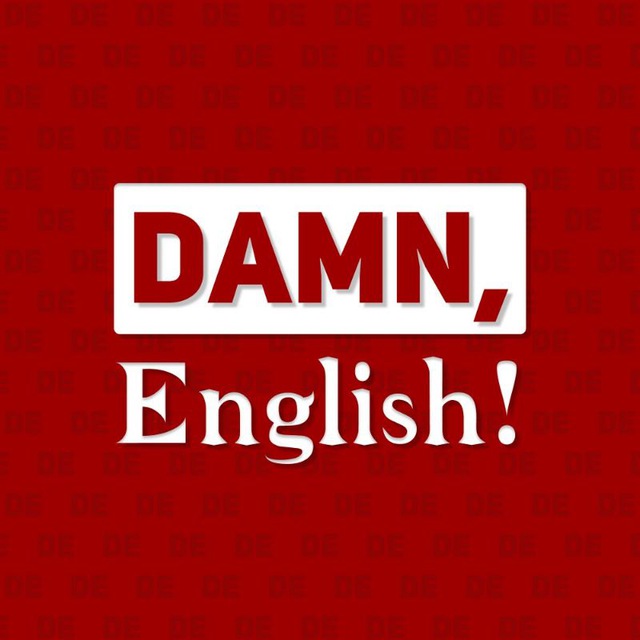 Damn, English!