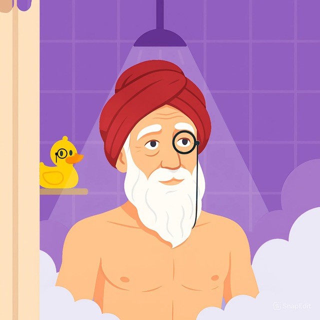 Философ в ванне