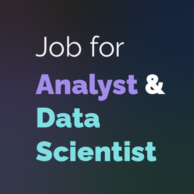 Канал - Job for Analysts & Data Scientists